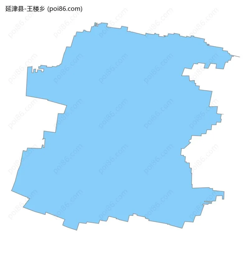 王楼乡边界地图