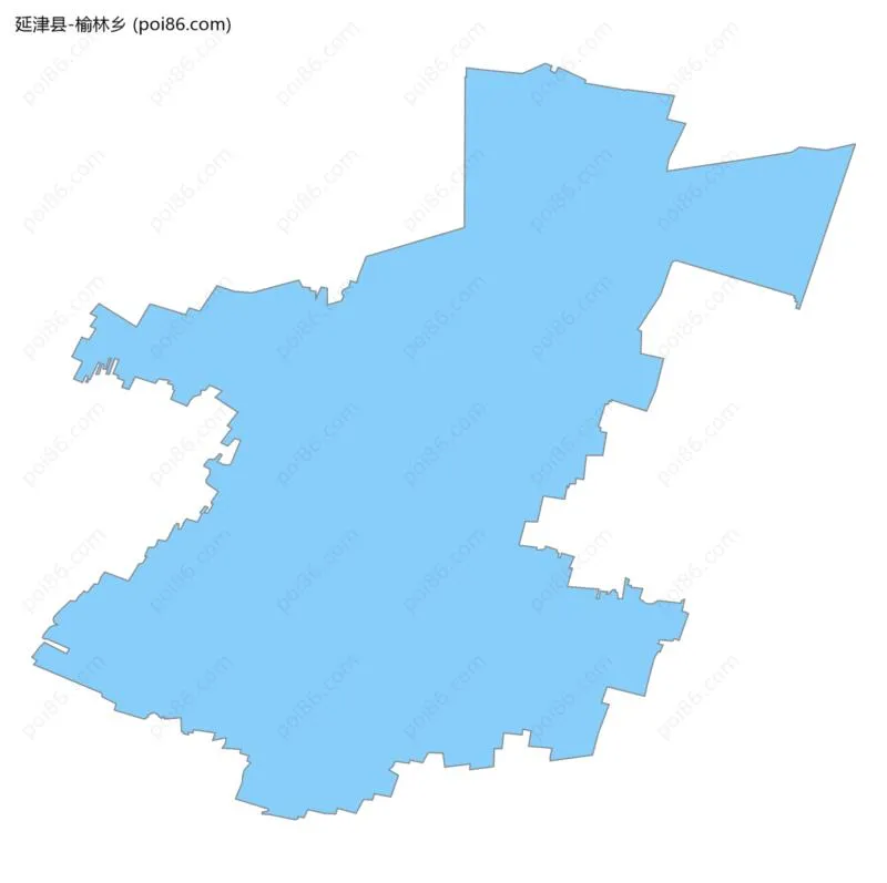 榆林乡边界地图