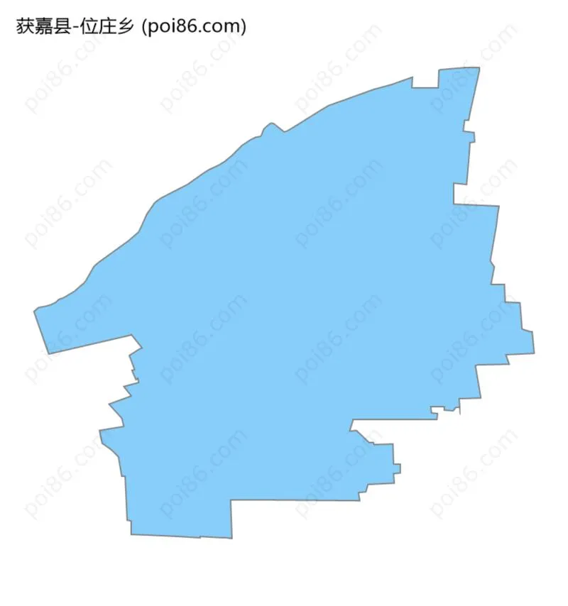 位庄乡边界地图