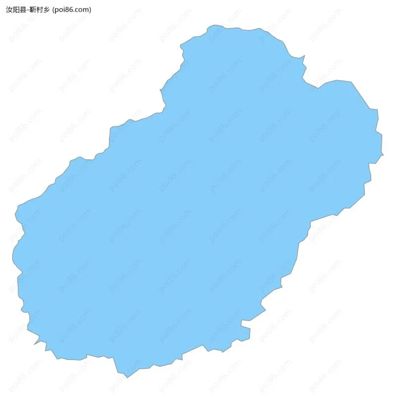 靳村乡边界地图