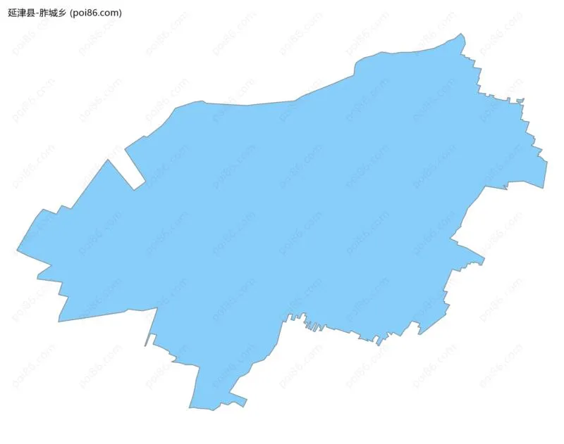 胙城乡边界地图