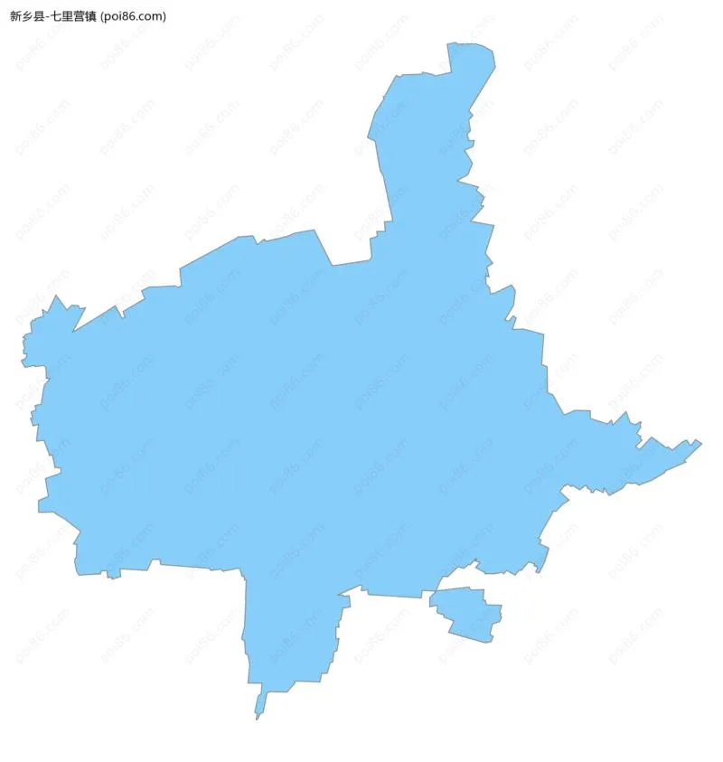 七里营镇边界地图