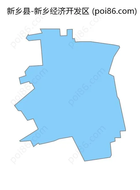 新乡经济开发区边界地图