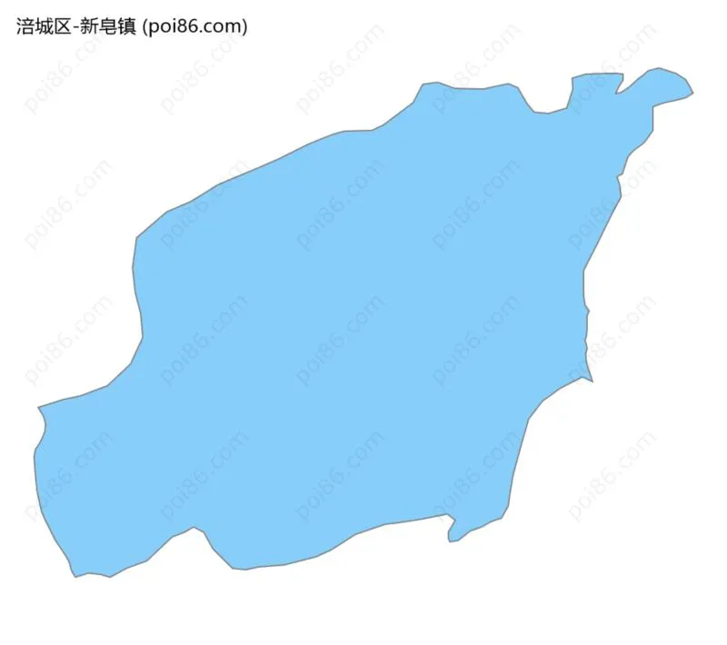 新皂镇边界地图