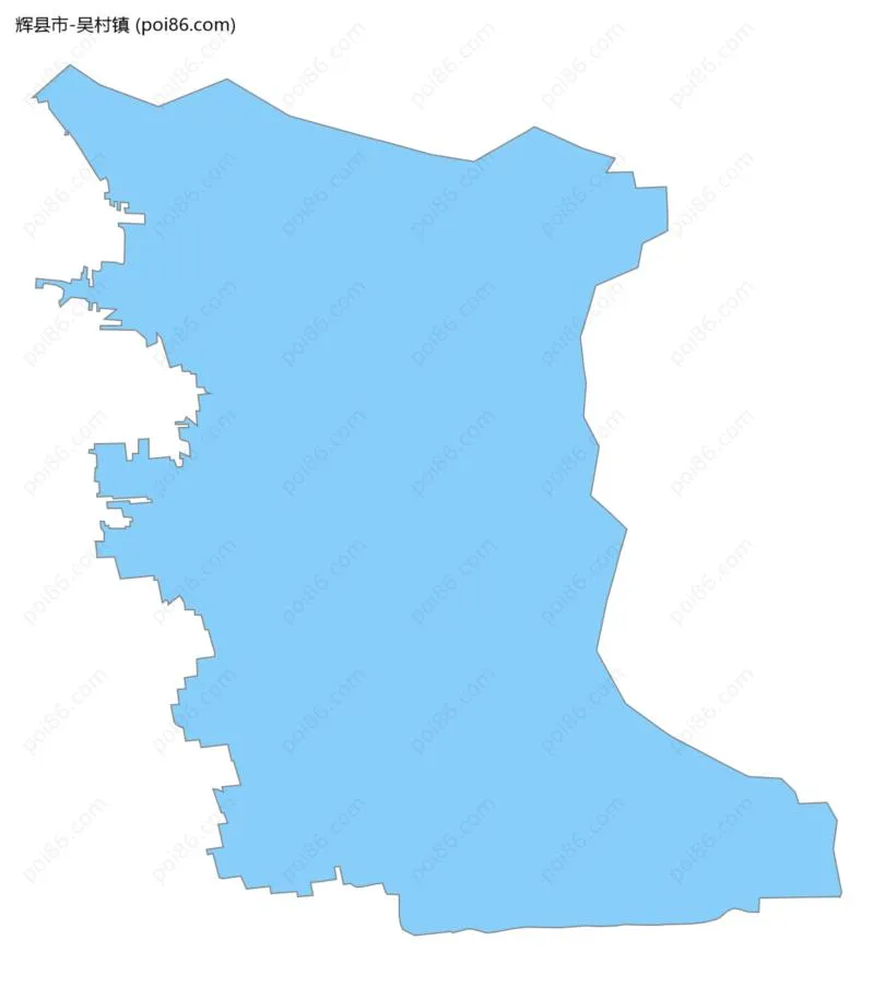 吴村镇边界地图