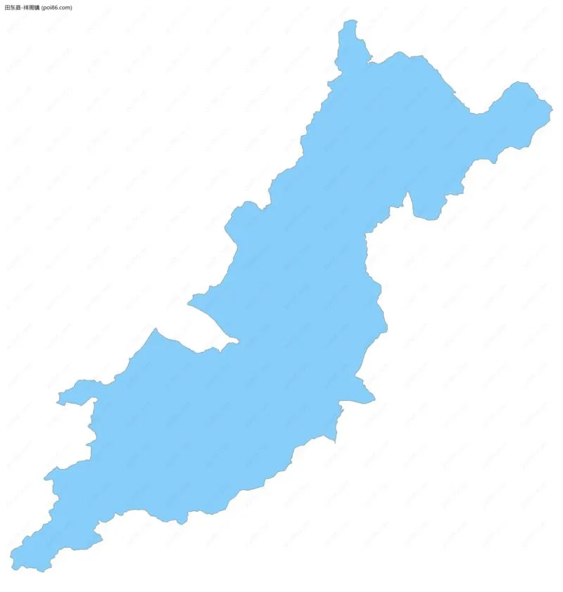 祥周镇边界地图