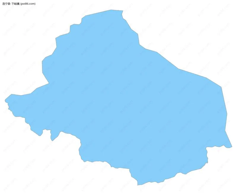 下峪镇边界地图