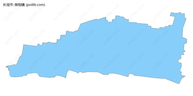 樊相镇边界地图