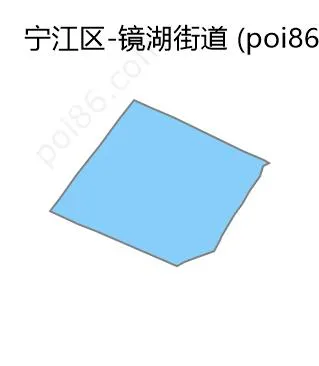 镜湖街道边界地图