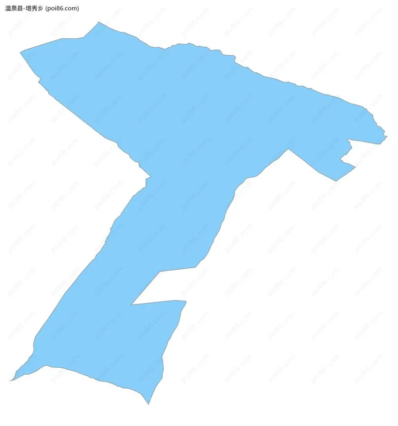 塔秀乡边界地图