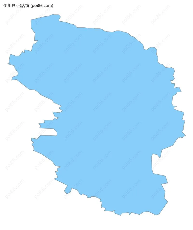 吕店镇边界地图