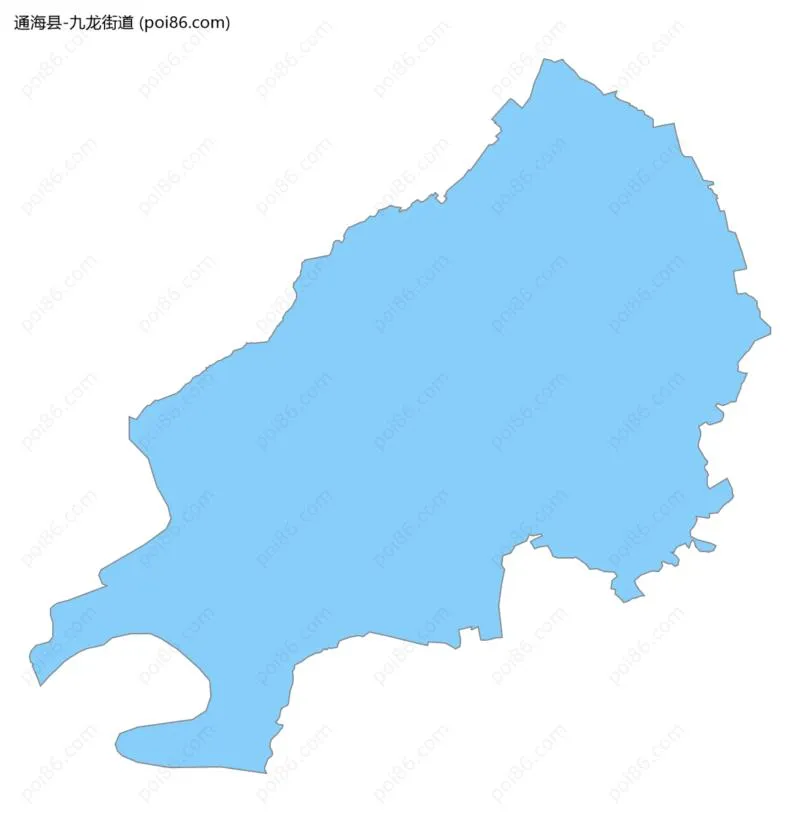 九龙街道边界地图