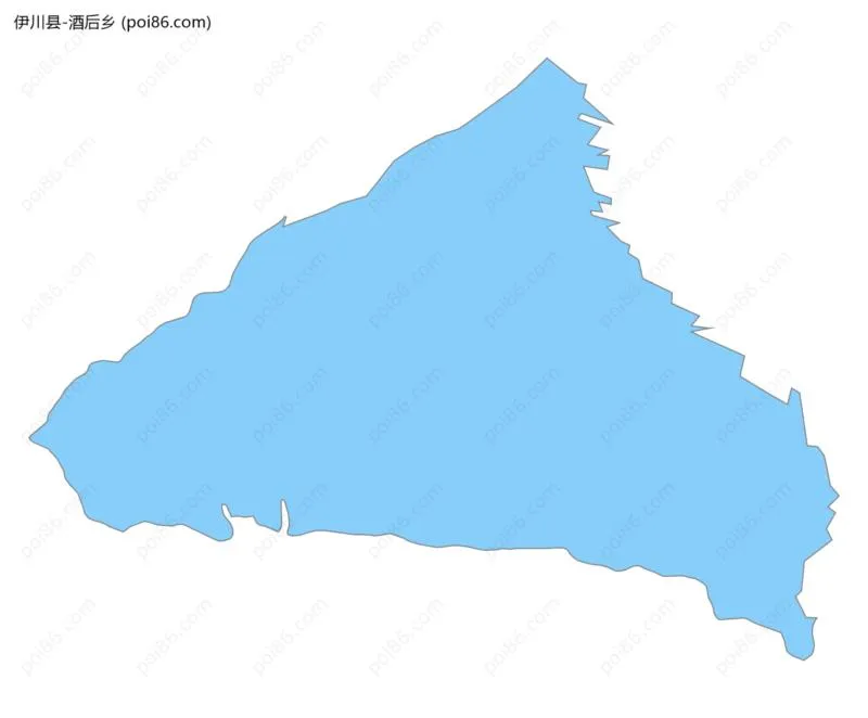 酒后乡边界地图