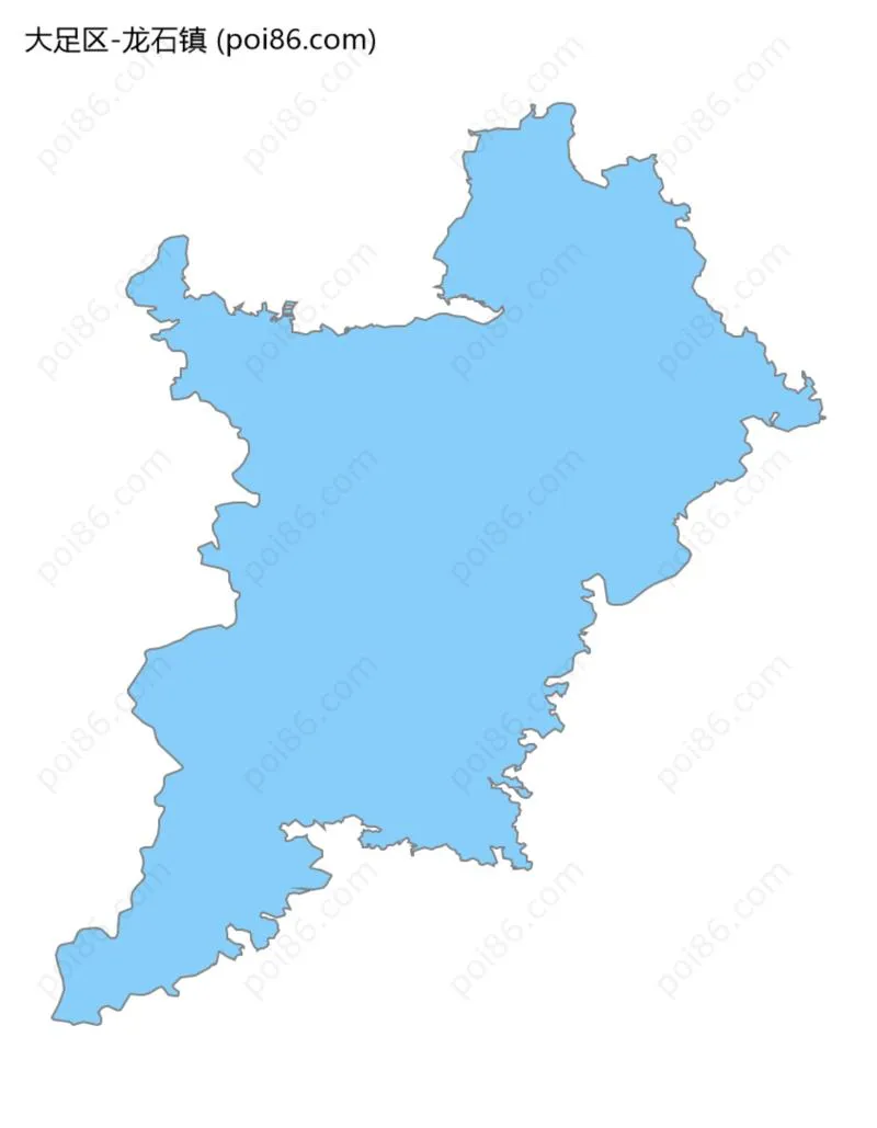 龙石镇边界地图