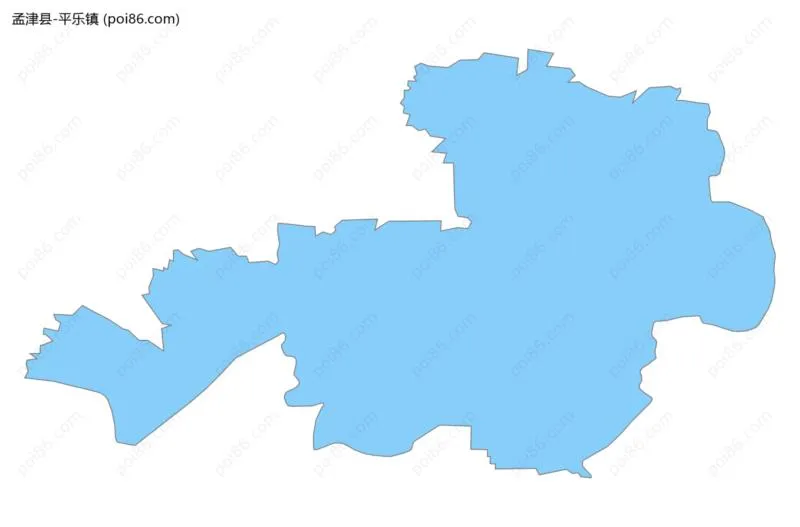 平乐镇边界地图