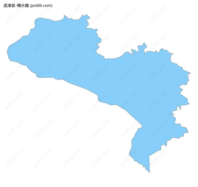 横水镇边界地图