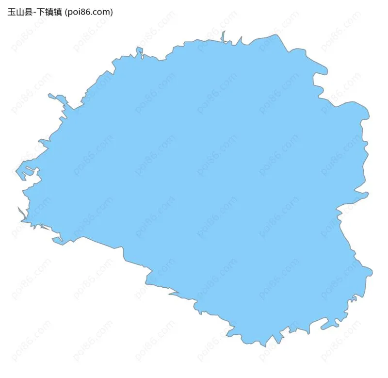 下镇镇边界地图