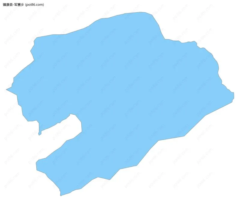 军赛乡边界地图