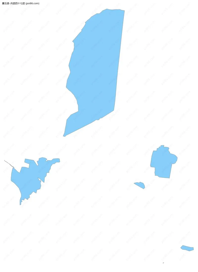 兵团四十七团边界地图