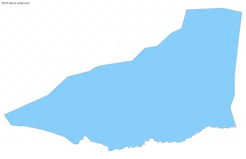 金川乡边界地图