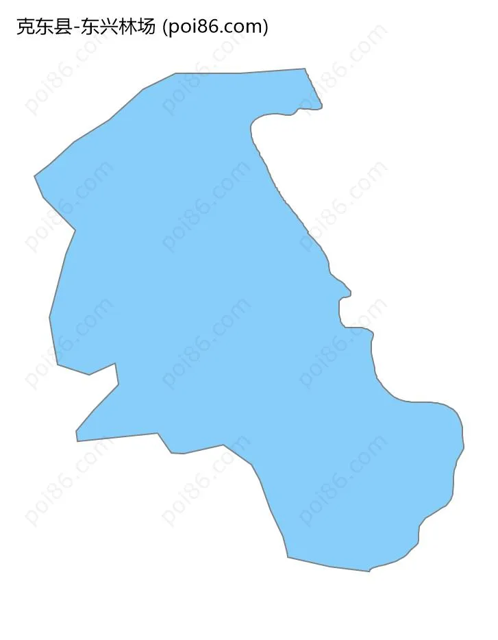 东兴林场边界地图