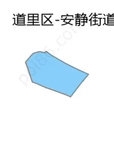 安静街道边界地图