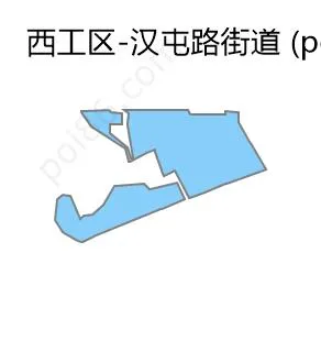 汉屯路街道边界地图
