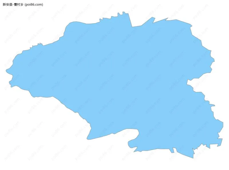 曹村乡边界地图