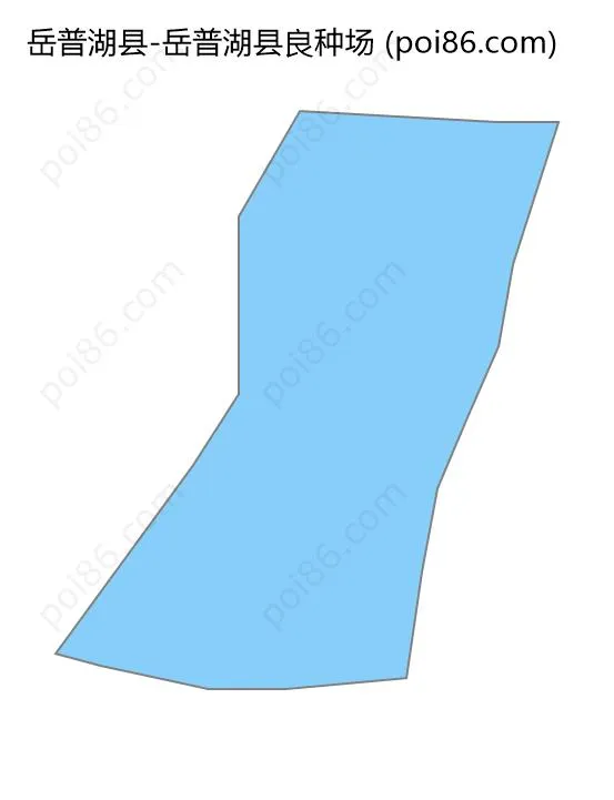 岳普湖县良种场边界地图