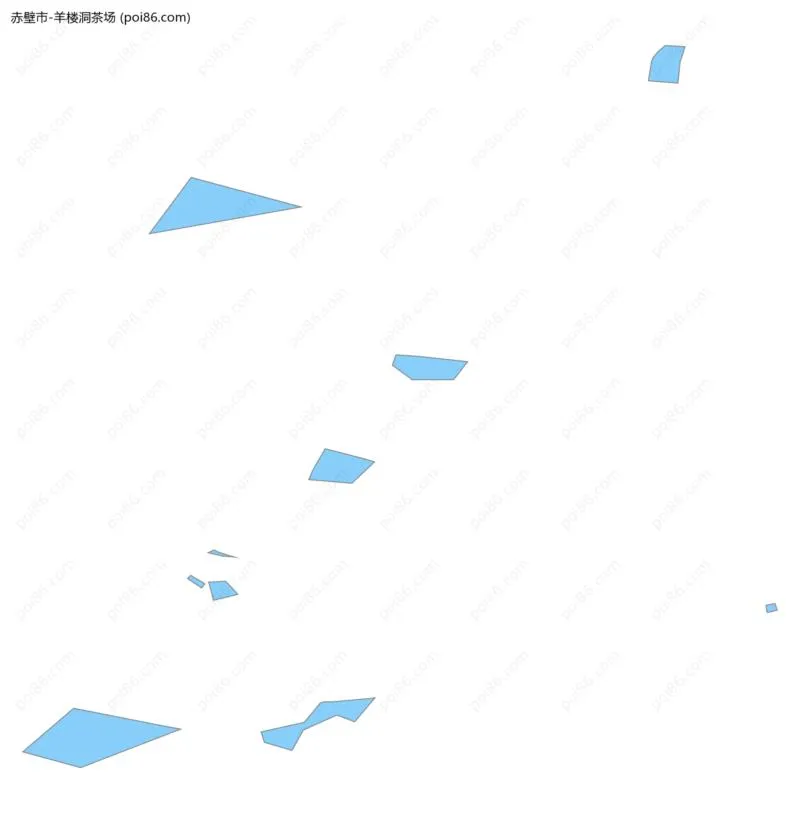 羊楼洞茶场边界地图