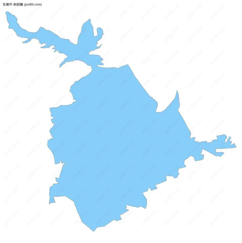 前阳镇边界地图