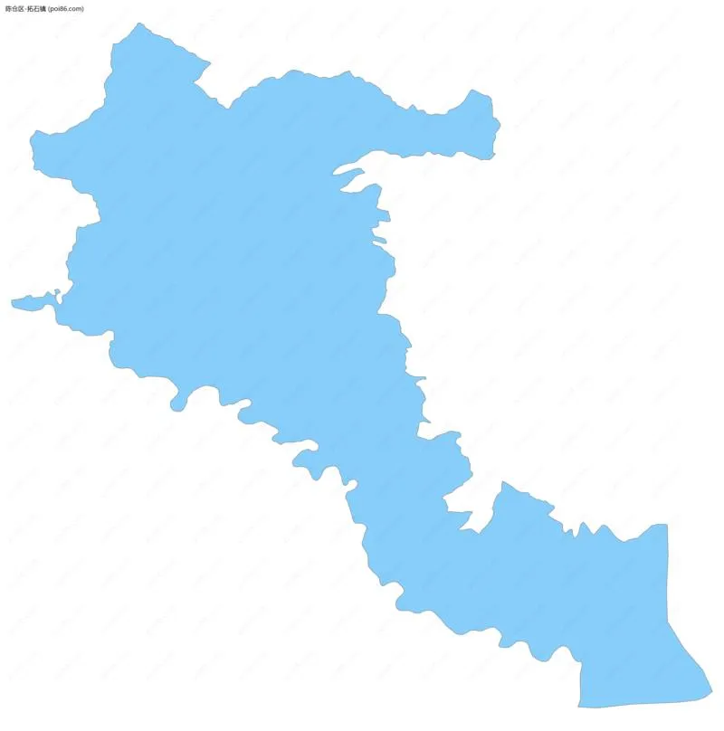 拓石镇边界地图