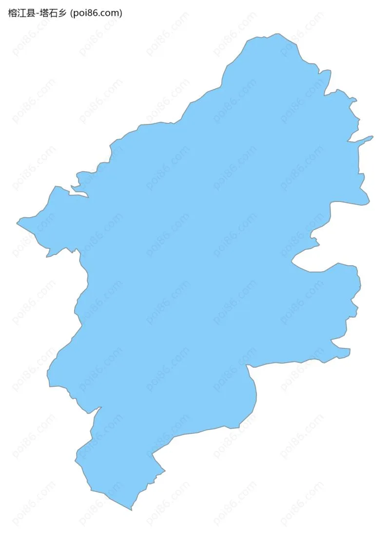 塔石乡边界地图