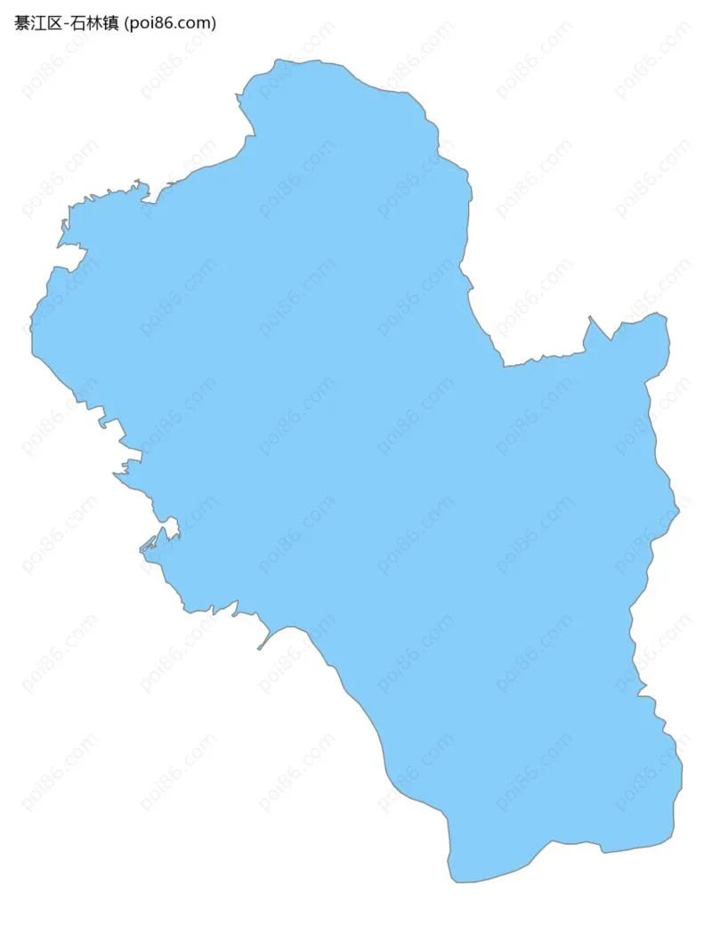 石林镇边界地图