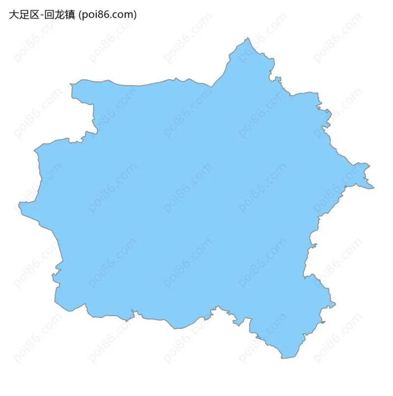 回龙镇边界地图