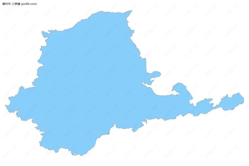 三界镇边界地图