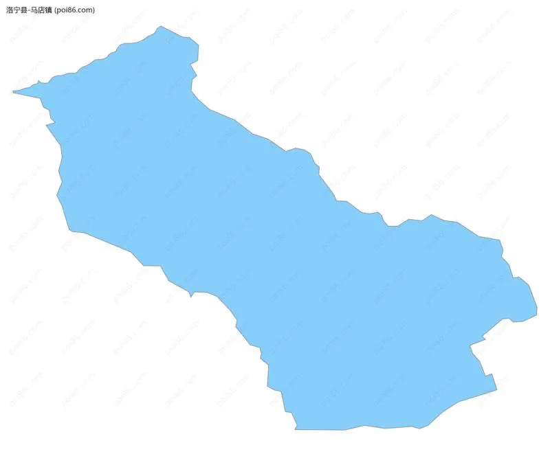 马店镇边界地图