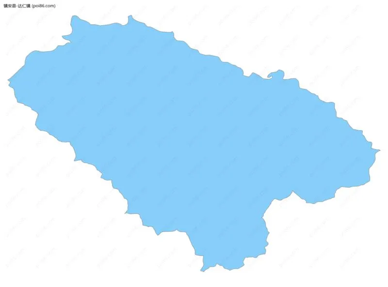 达仁镇边界地图