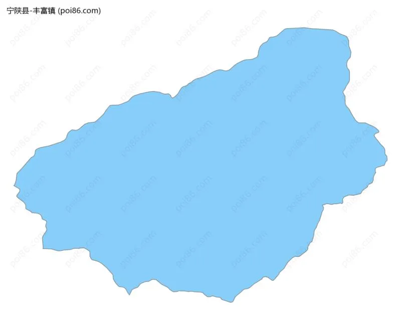 丰富镇边界地图