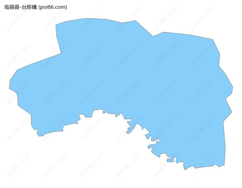 台陈镇边界地图