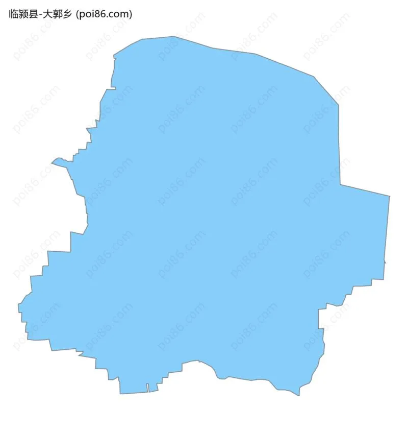 大郭乡边界地图