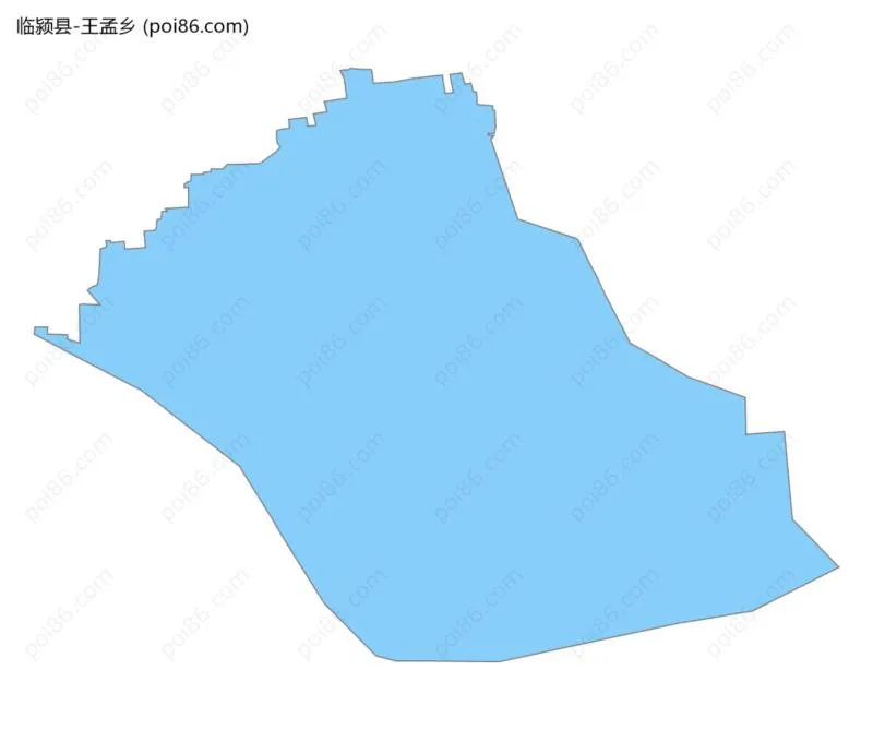 王孟乡边界地图