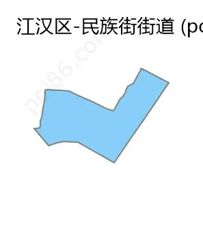 民族街街道边界地图