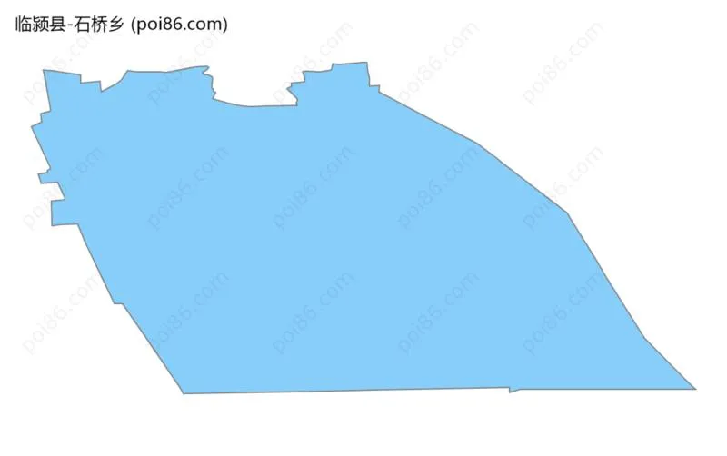 石桥乡边界地图