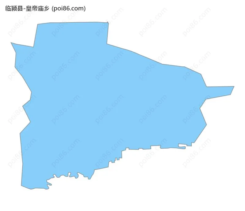 皇帝庙乡边界地图