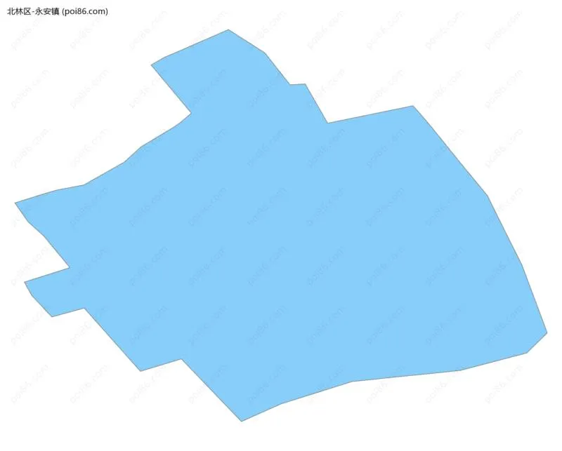 永安镇边界地图