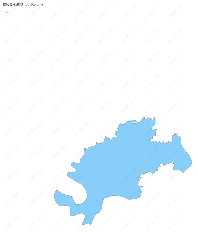 互助镇边界地图