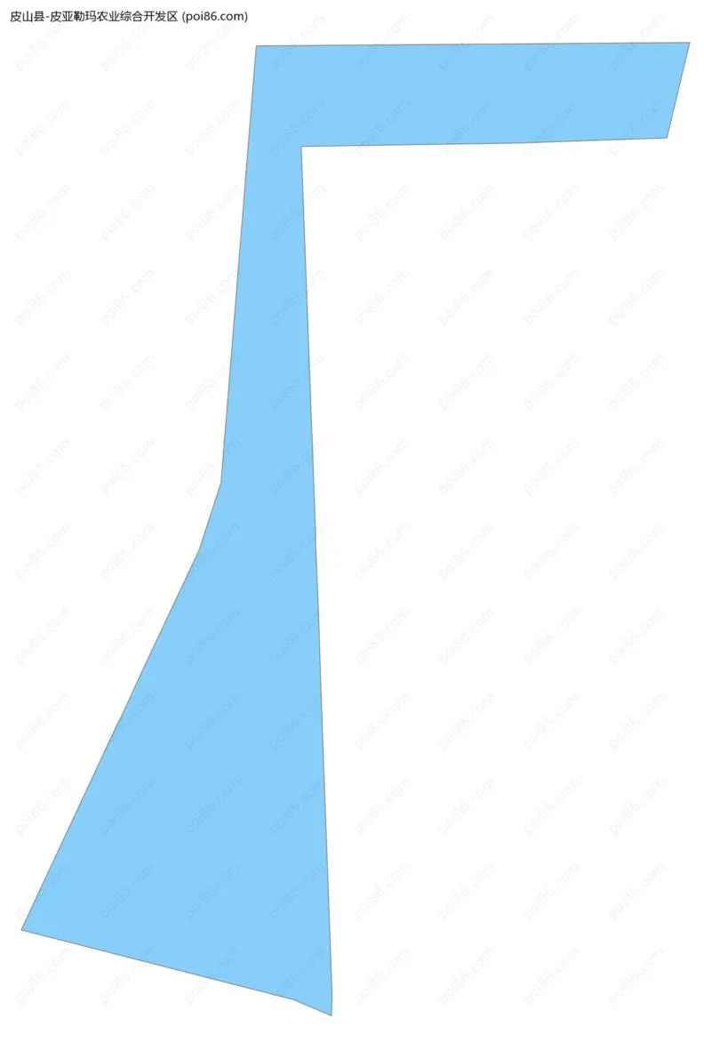 皮亚勒玛农业综合开发区边界地图