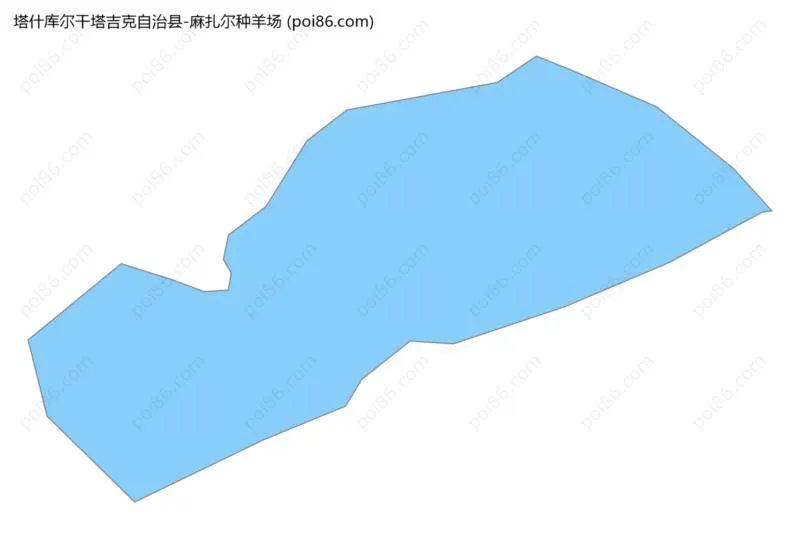 麻扎尔种羊场边界地图