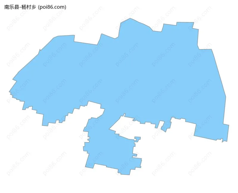 杨村乡边界地图